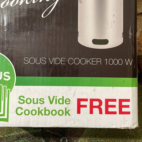 Sous Vide Immersion Cooker Digital Display 1000w w/ Bonus Cookbook NEW - Picture 3 of 4
